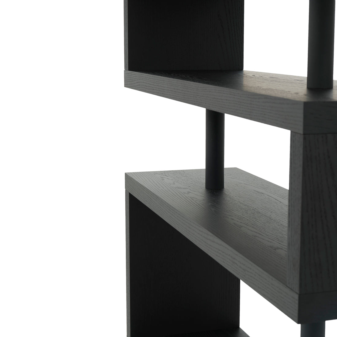 Edward Wood Bookcase Black