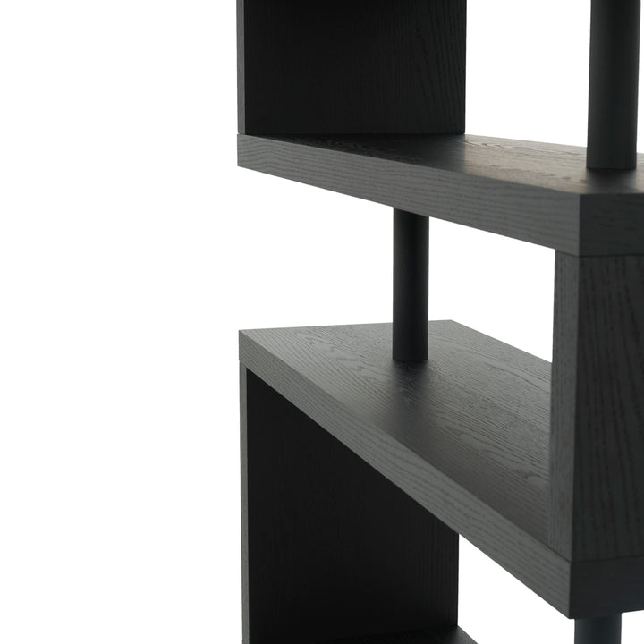 Edward Wood Bookcase Black