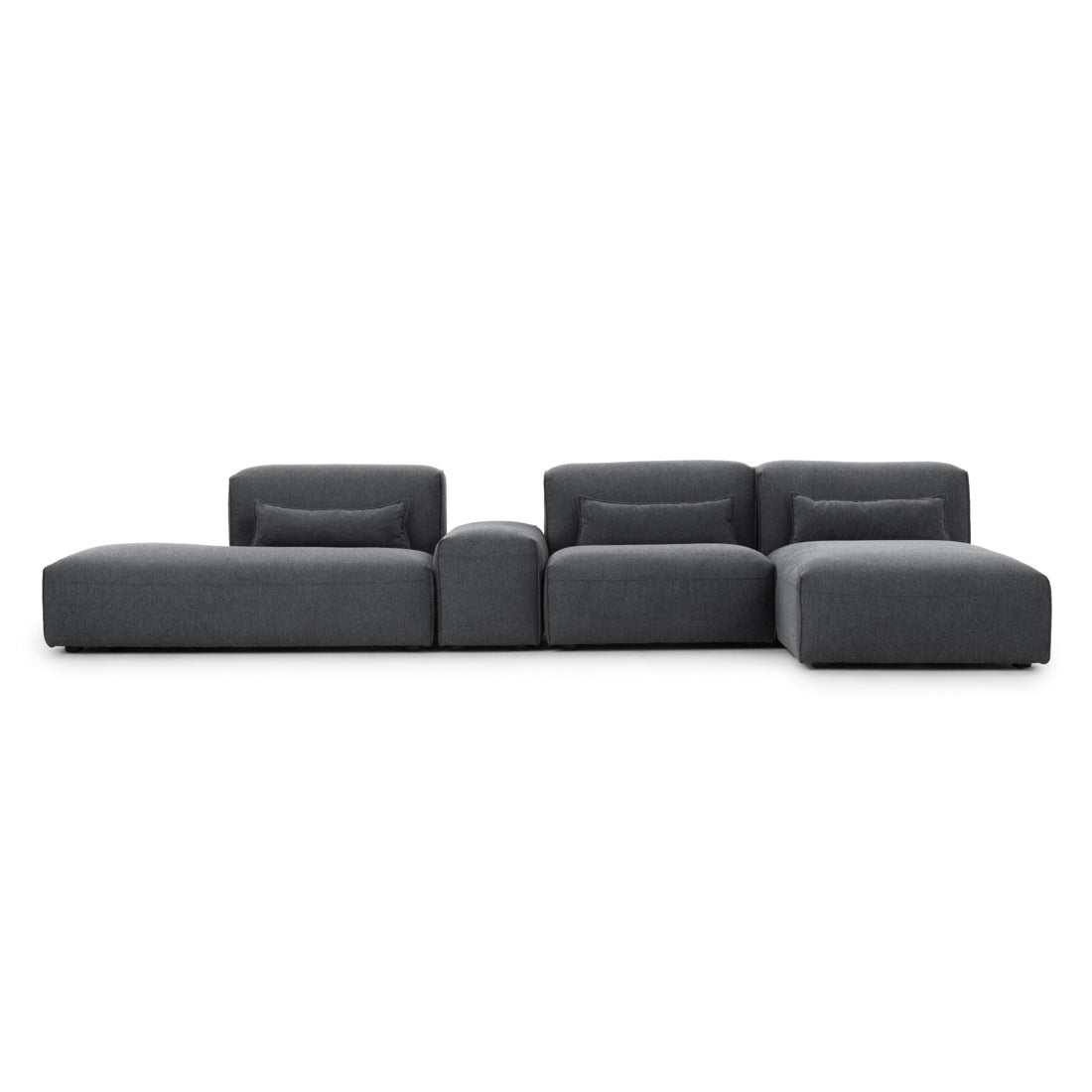 Ellemia Fabric Modular Set Dark Grey
