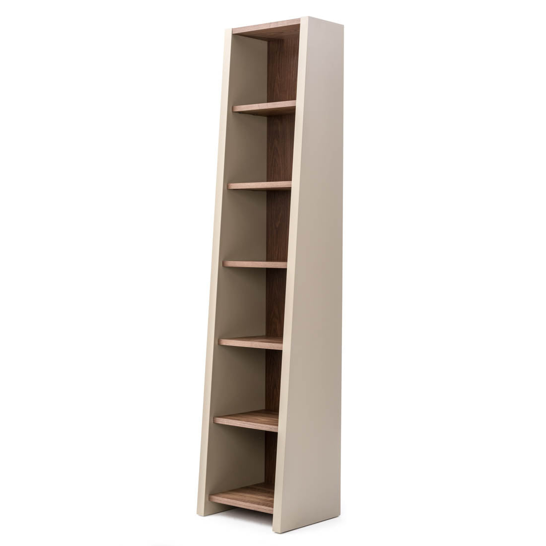 Neghan Wood Bookcase Dark Brown