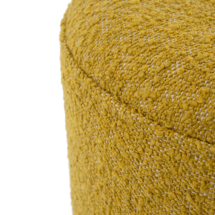 Emondi Fabric Ottoman Yellow