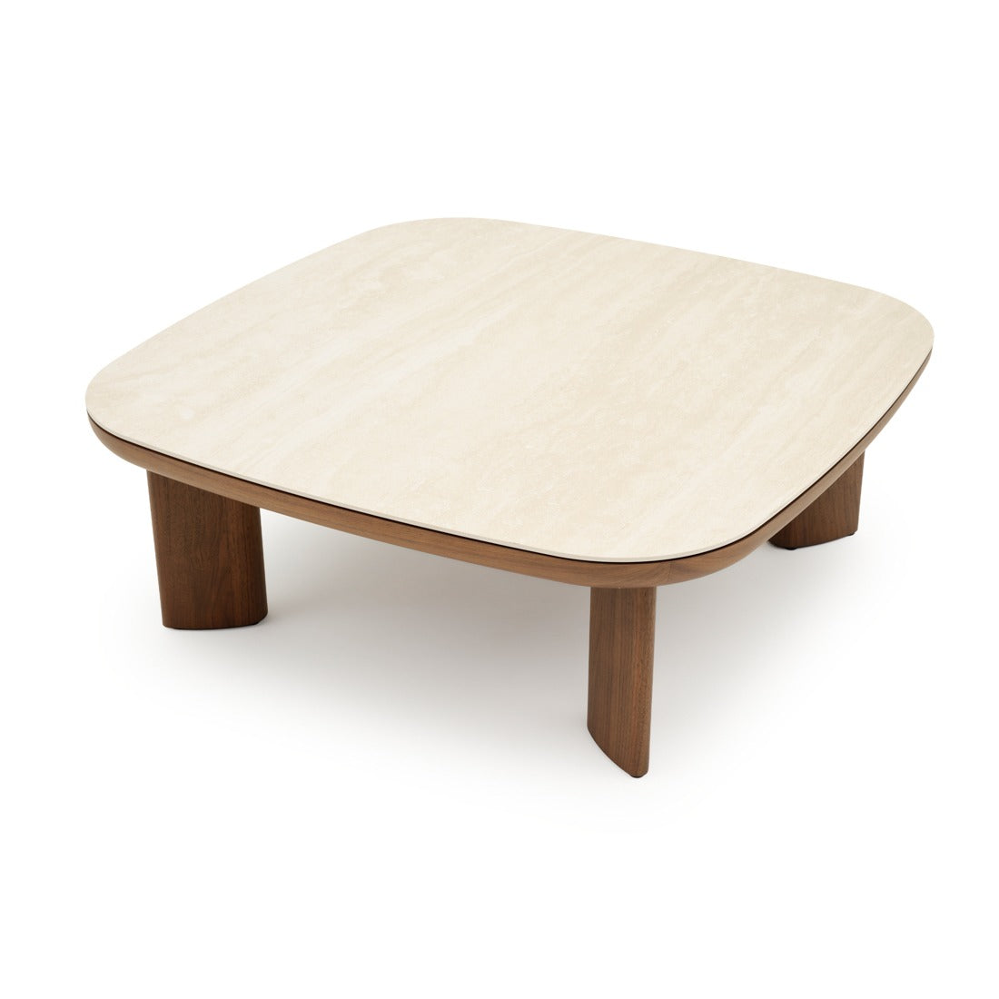 Navani Ceramic Coffee Table Light Brown