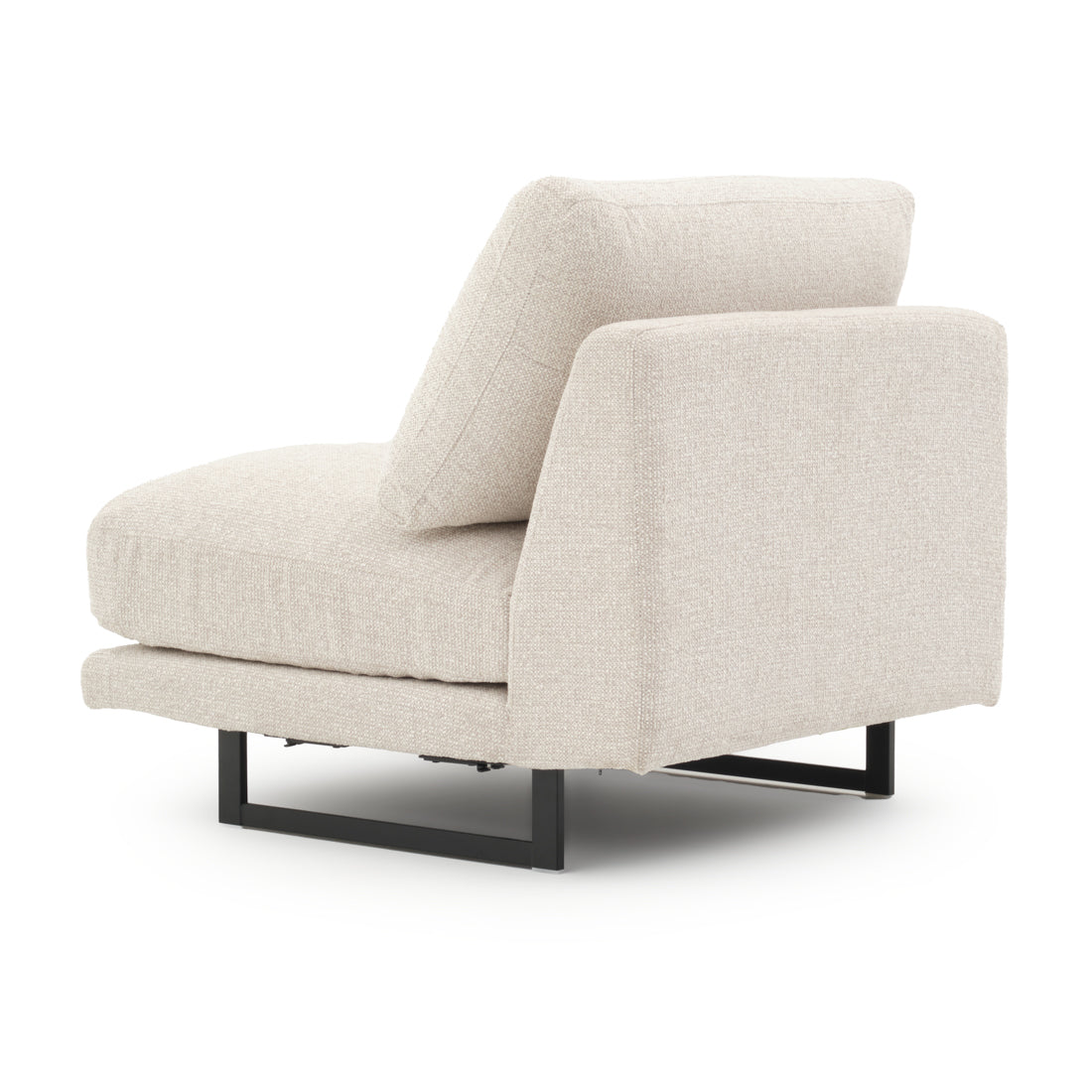 Elizabeth Modular Armless Chair Beige