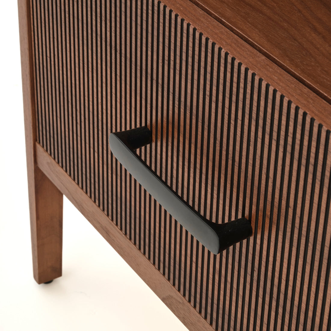 Edriana Left Nightstand Dark Brown