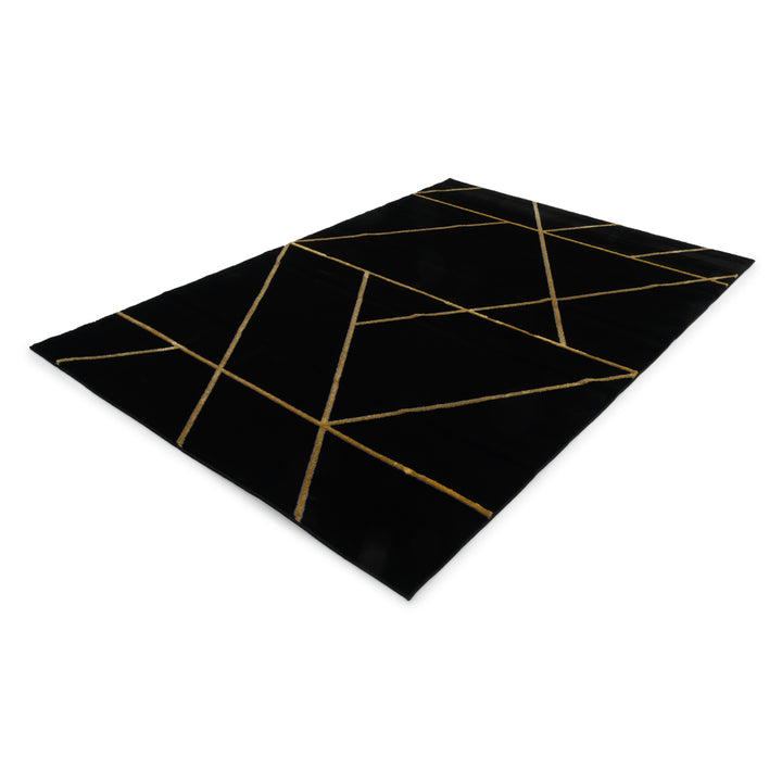 Emente Area Rug Black