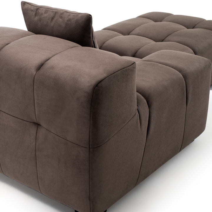 Norika Fabric Modular Set Dark Grey