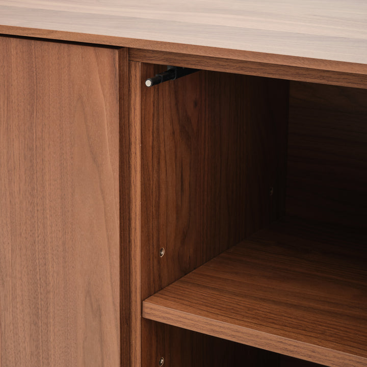 Elysa Wood Sideboard Dark Brown