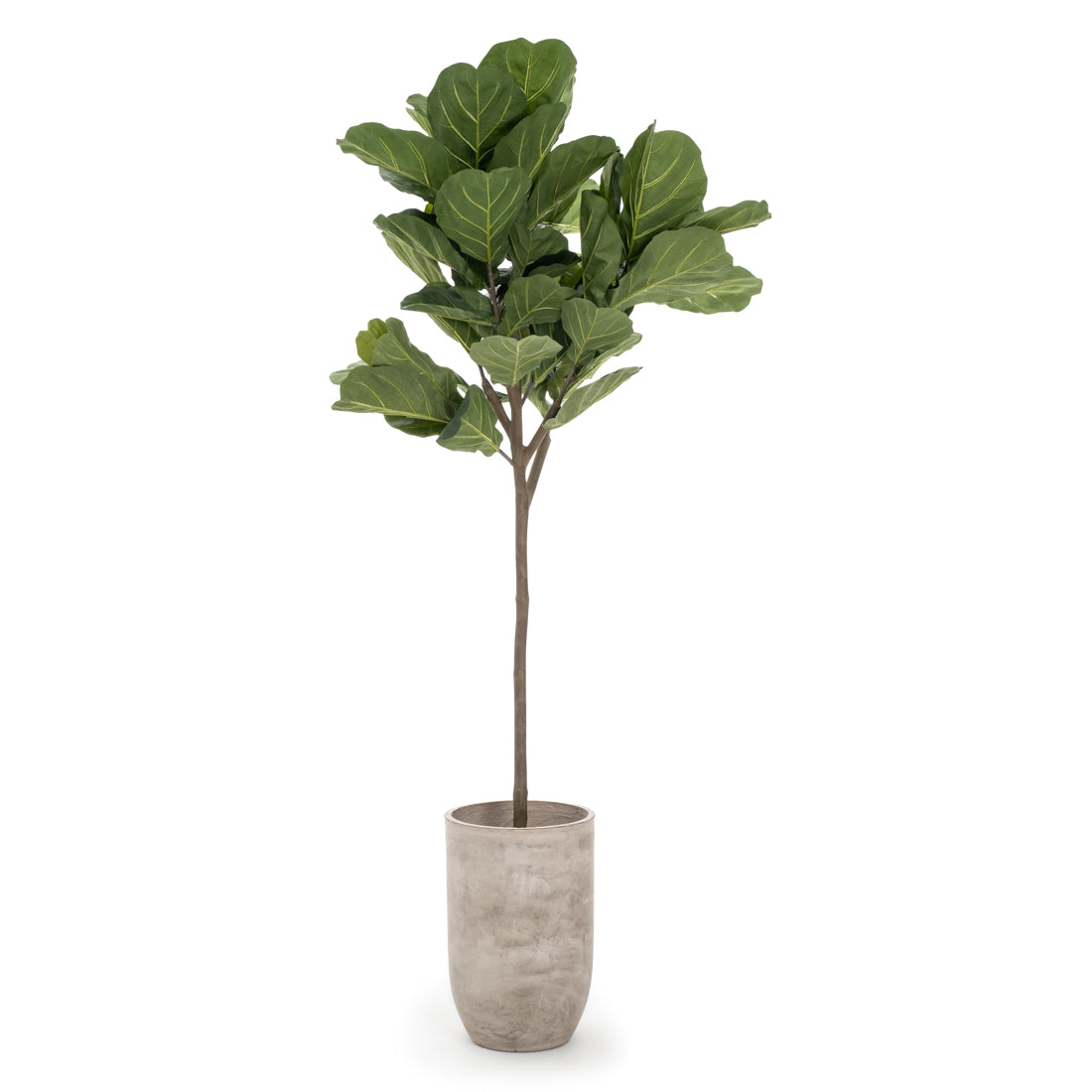 Fiddle Leaf Fig Artificial Plant Dark Green
