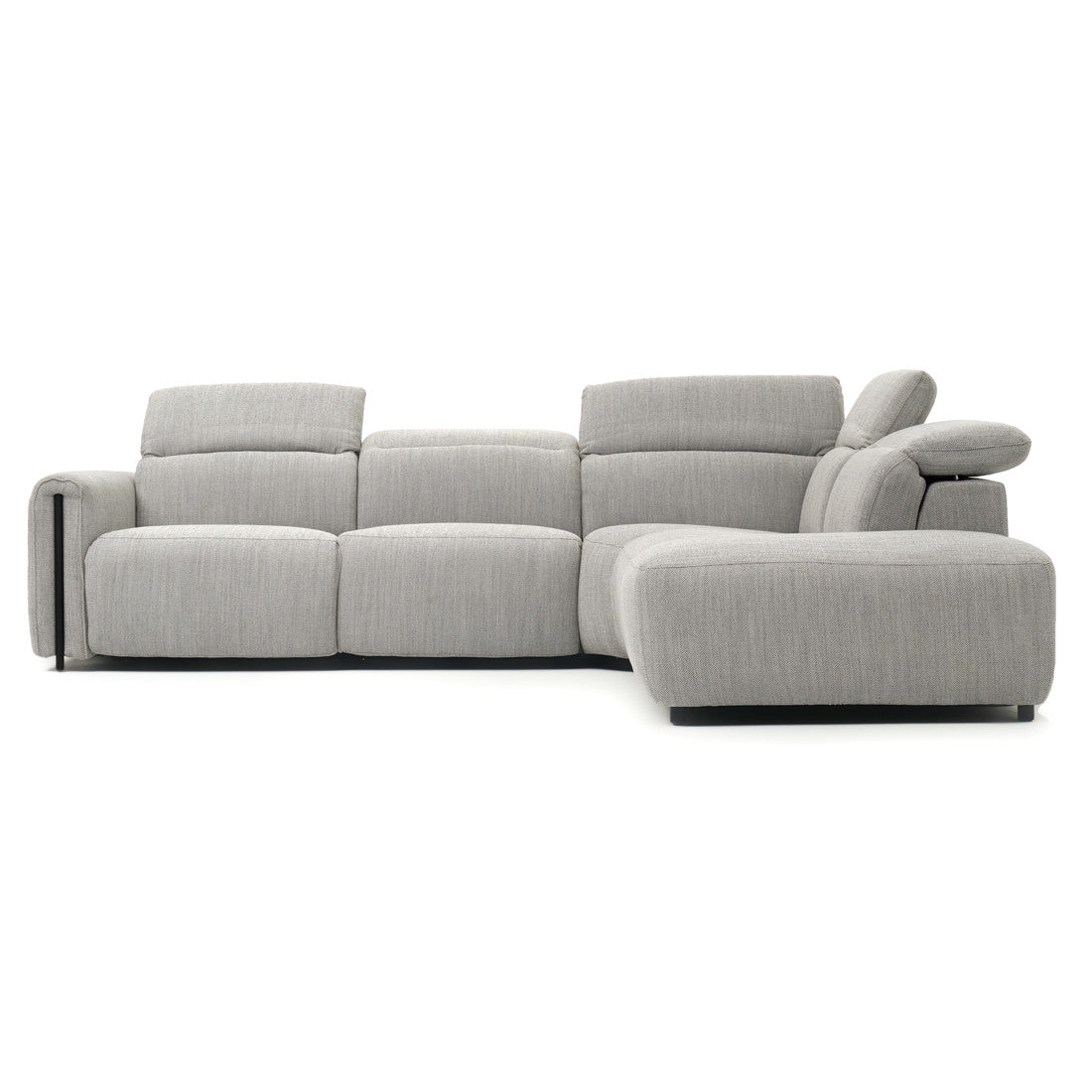 Wilnoir Reclining Sectional Sofa Light Grey