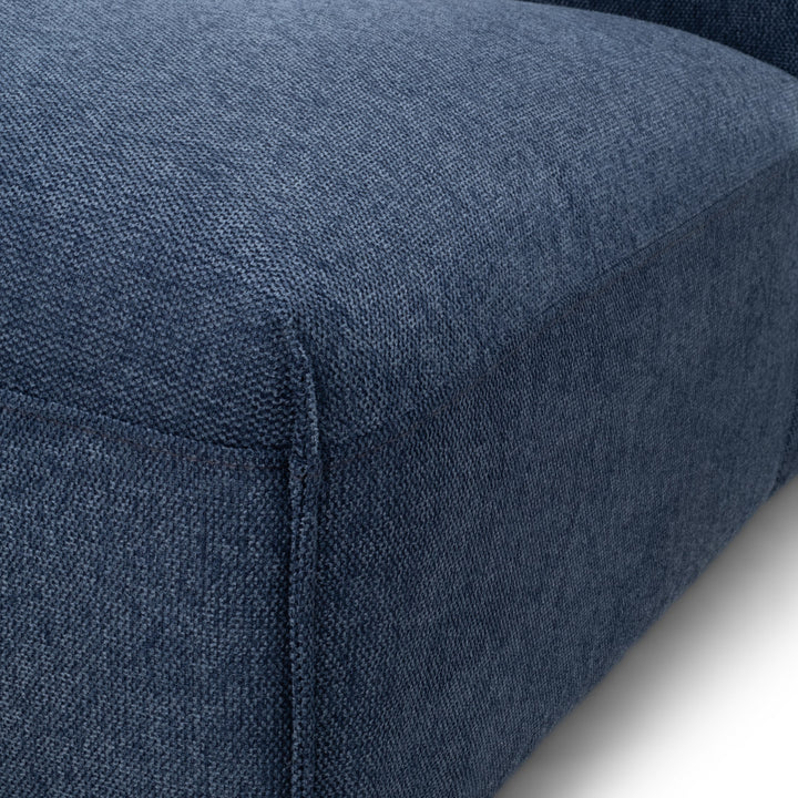 Ellemia Modular Chair W. Right Bumper Dark Blue