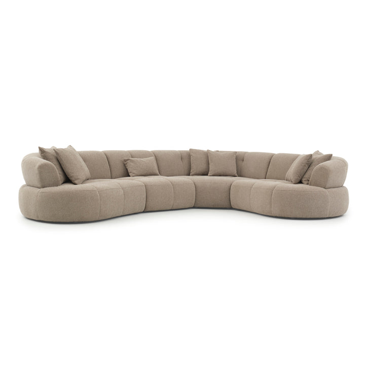 Edwina Fabric Modular Set Taupe