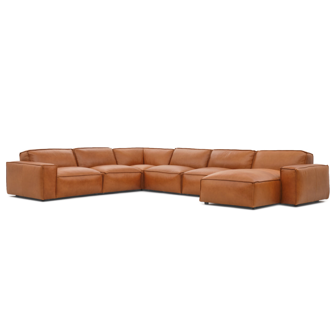 Nook Leather Modular Set Cognac