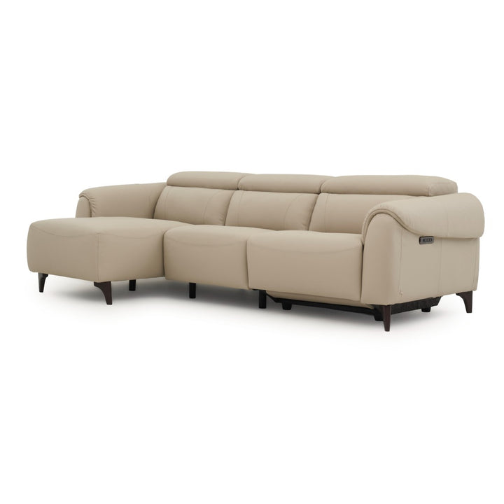 Nevali Reclining Sectional Sofa Beige