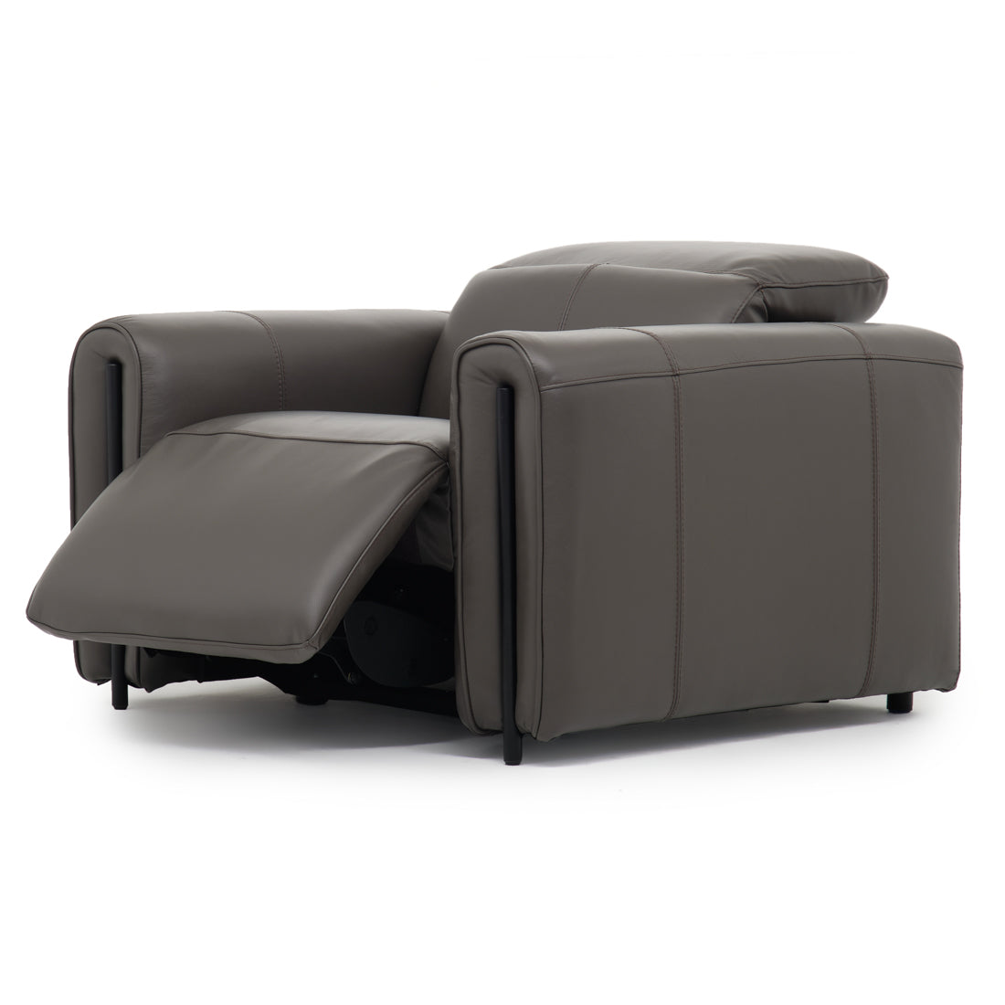 Wilnoir Reclining Accent Chair Dark Grey