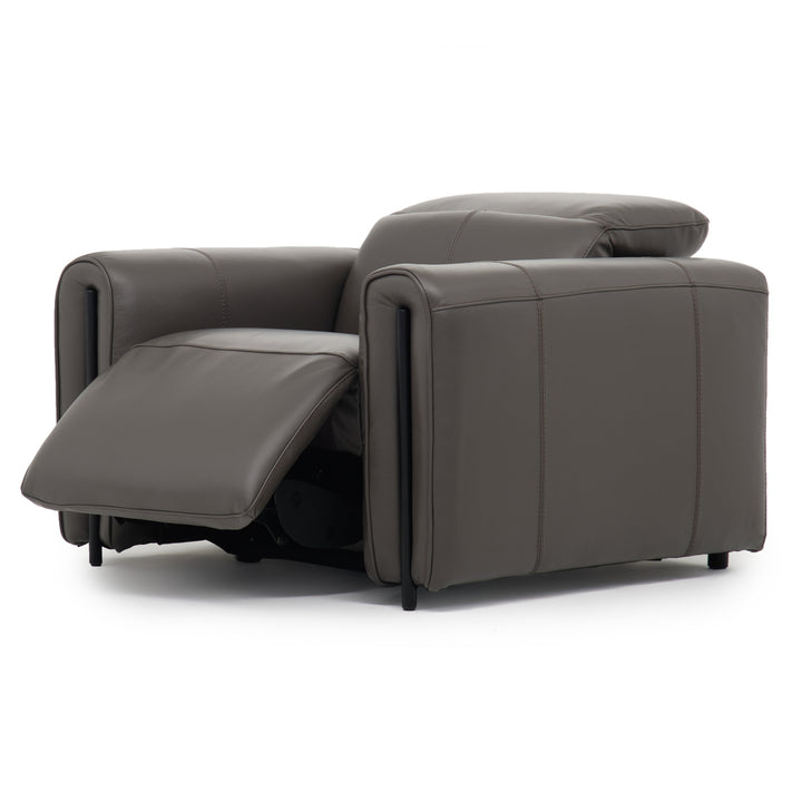 Wilnoir Reclining Accent Chair Dark Grey