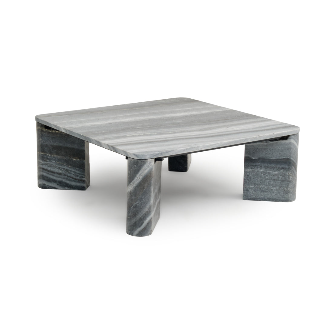 Wamin Marble Coffee Table Light Grey