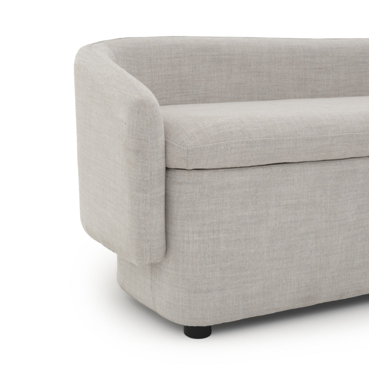 Nadima Bench with Storage Beige