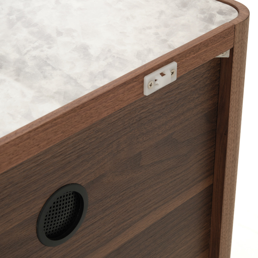Evana Wood Sideboard Dark Brown