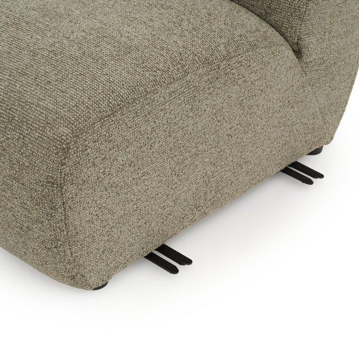 Nalinda Fabric Modular Sofa Light Green