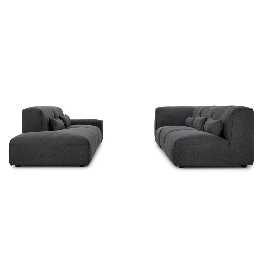 Ellemia Fabric Modular Set Dark Grey