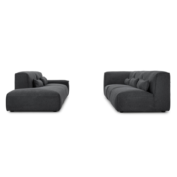 Ellemia Fabric Modular Set Dark Grey