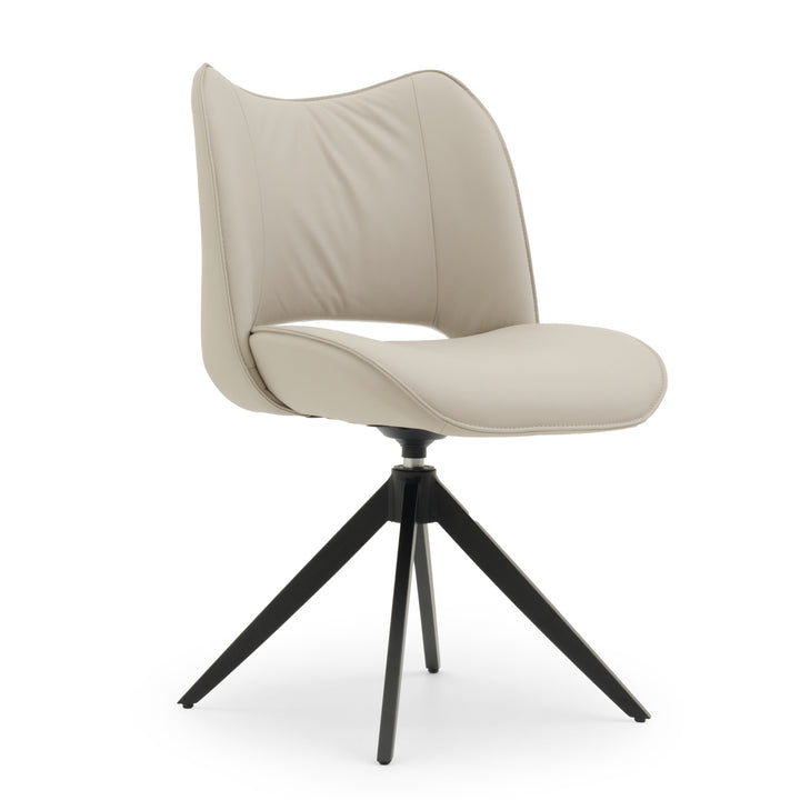 Noella Swivel Chair Taupe