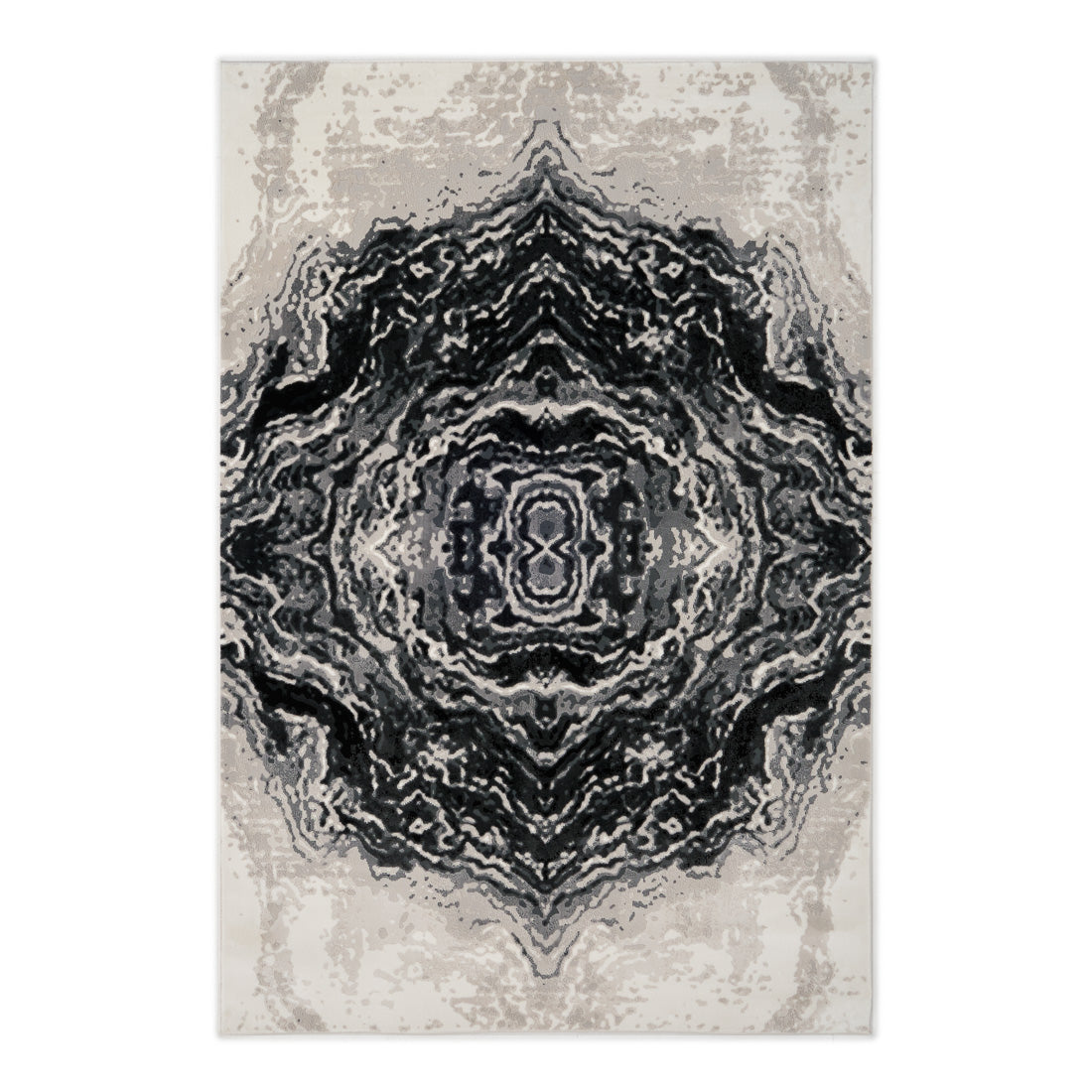 Wyma Area Rug Black