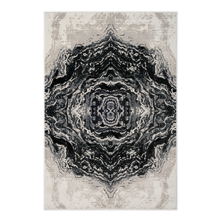 Wyma Area Rug Black