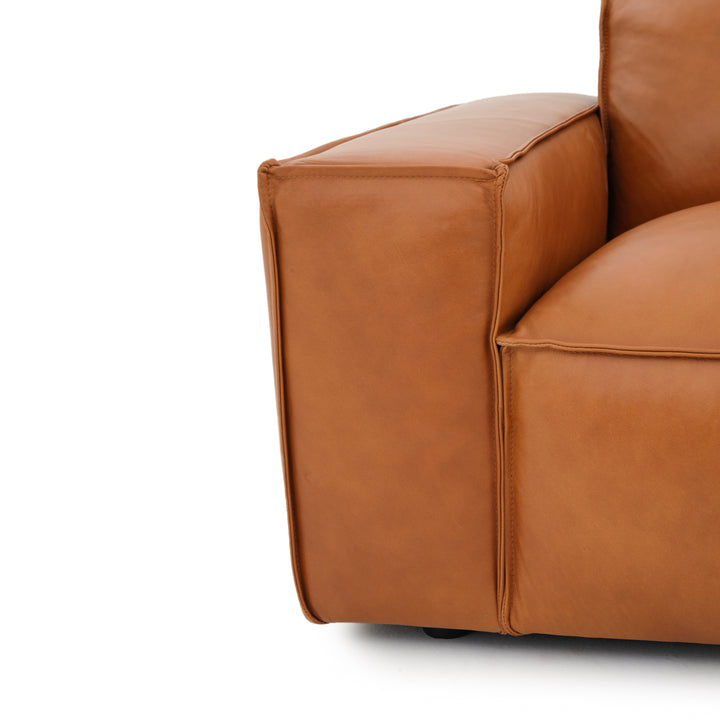 Nook Modular Left Chair Cognac
