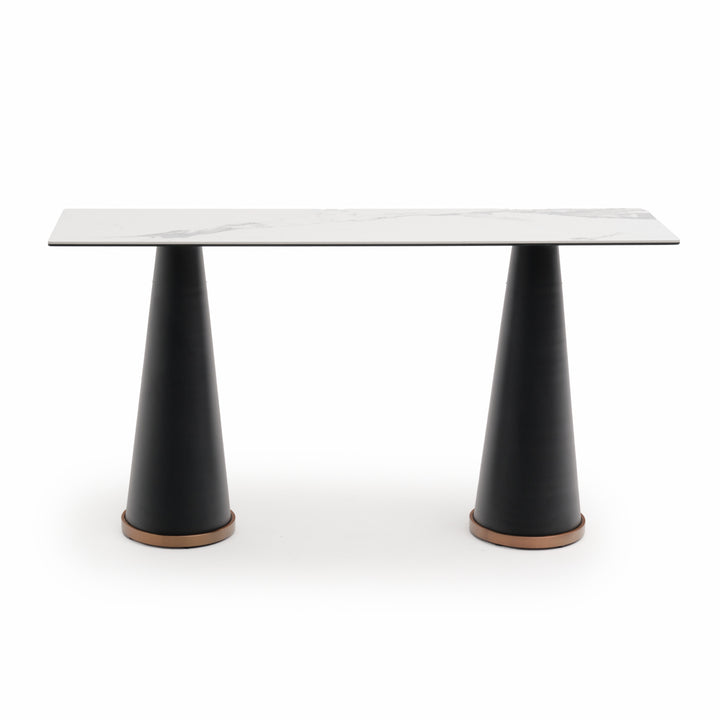 Wyon Ceramic Console Table Black