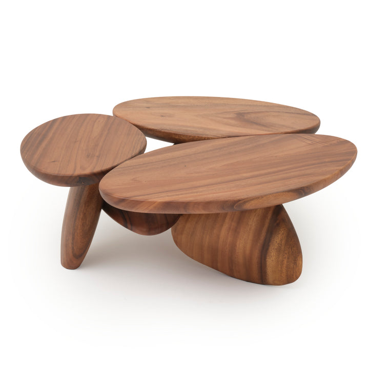 Suri Wood Coffee Table Light Brown