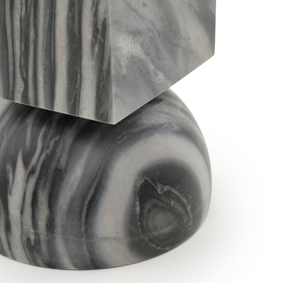 Walterina Marble Accent Table Dark Grey