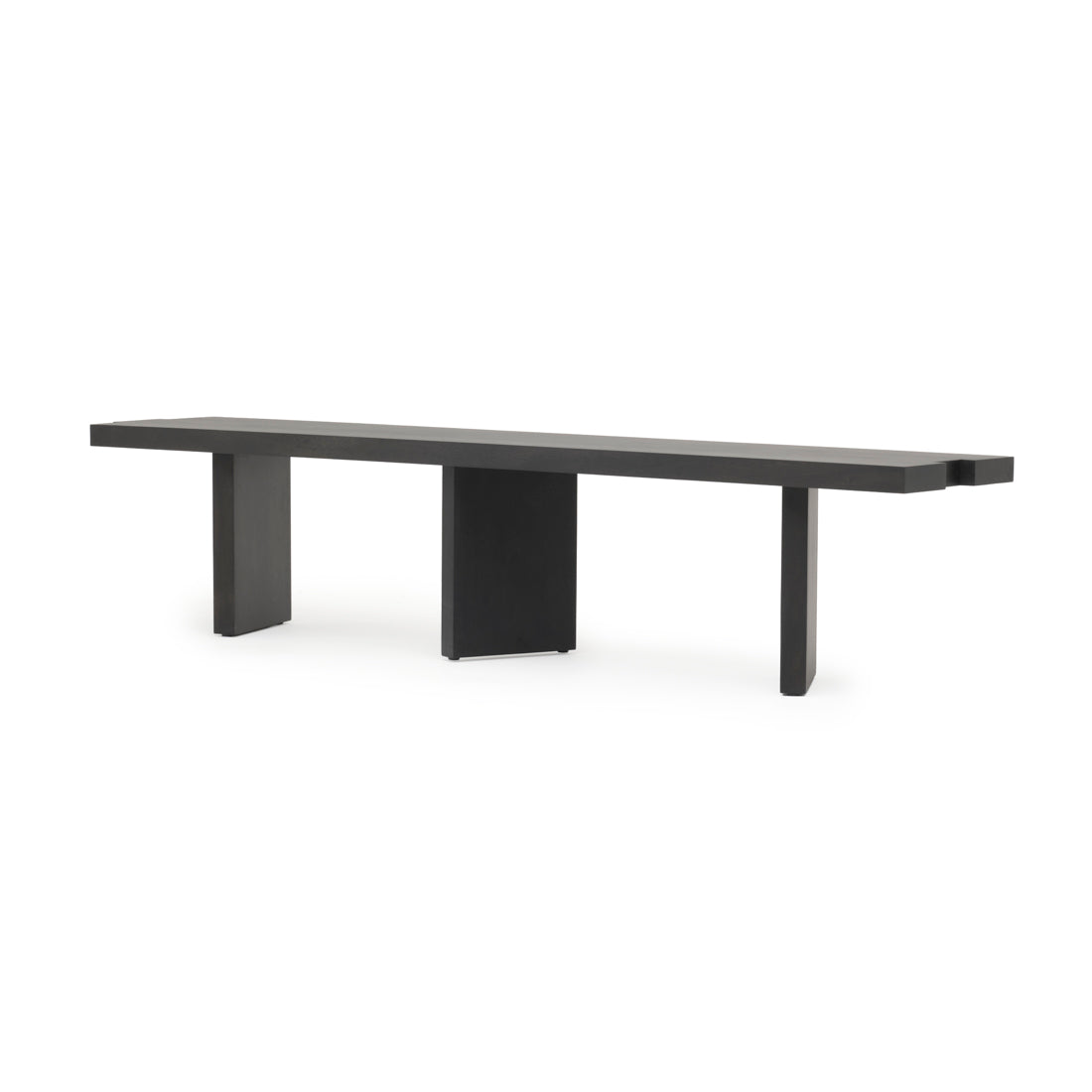 Shayla Wood Bench Black