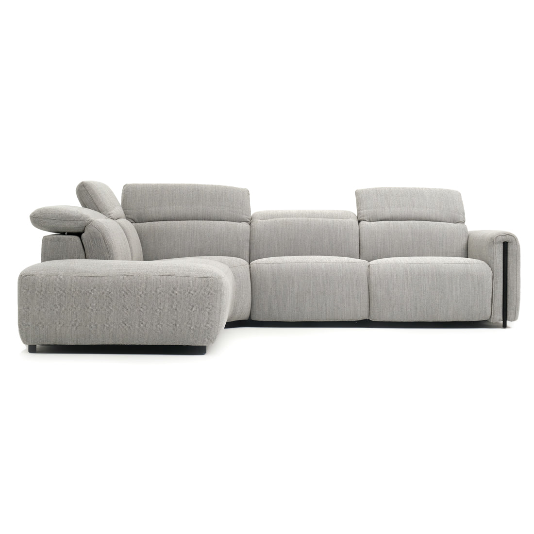 Wilnoir Reclining Sectional Sofa Light Grey