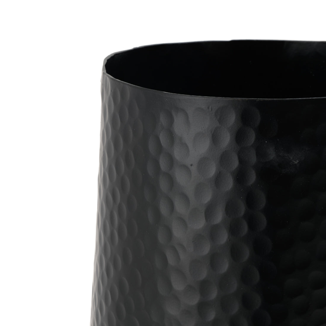 Nola Metal Vase Black