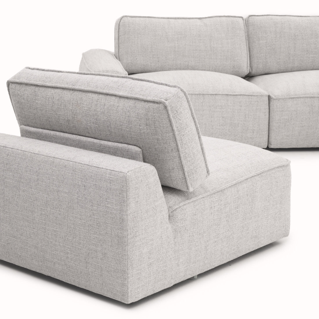 Nash Fabric Modular Set Light Grey