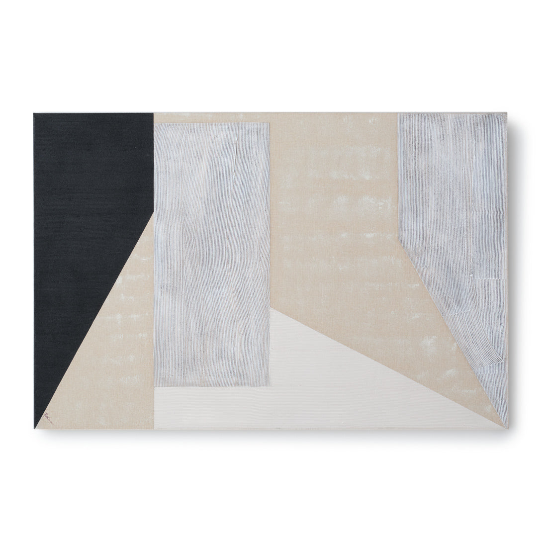 Wolffia Painting on Canvas Beige