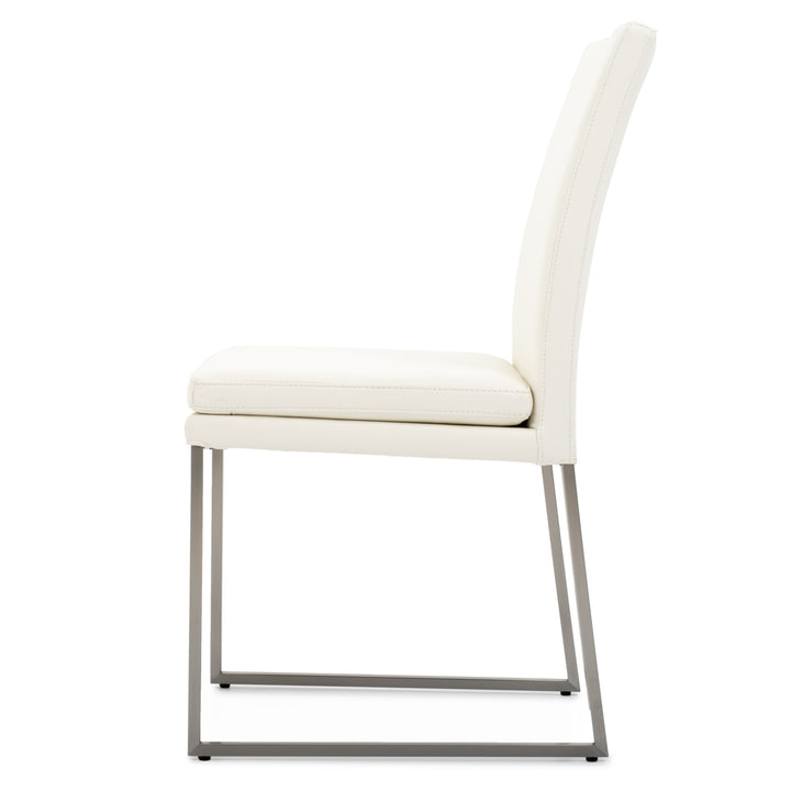 Ritz Leather Chair White