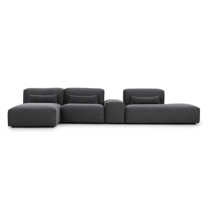 Ellemia Fabric Modular Set Dark Grey