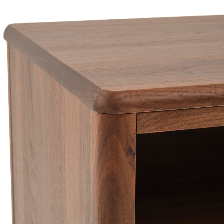 Edriana Right Nightstand Dark Brown
