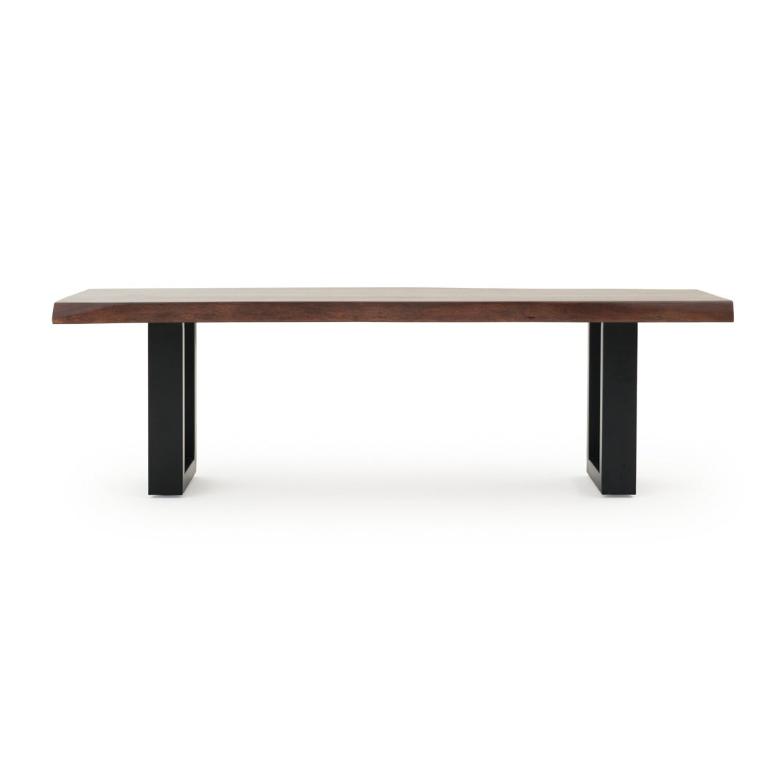 Noema Wood Bench Dark Brown
