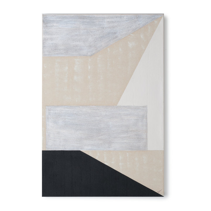 Wolffia Painting on Canvas Beige