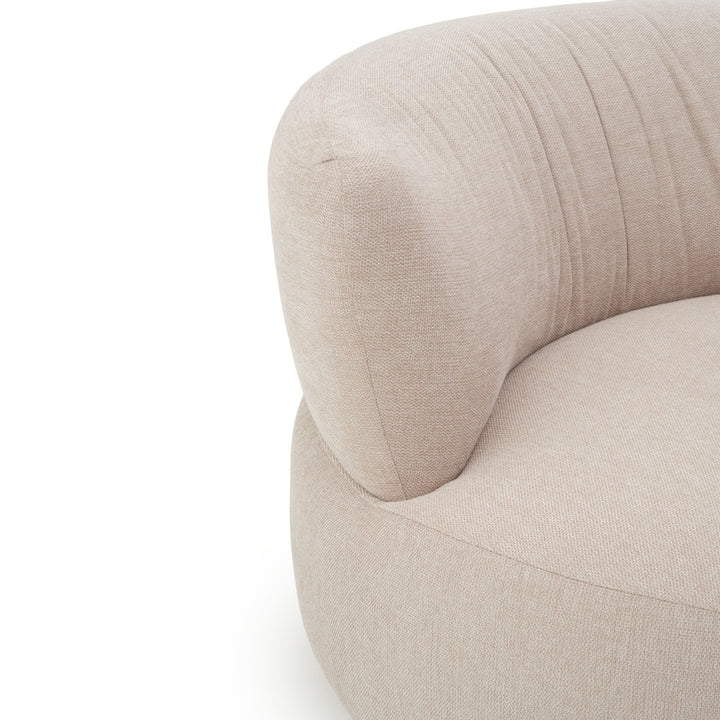 Norlan Fabric Accent Chair Beige