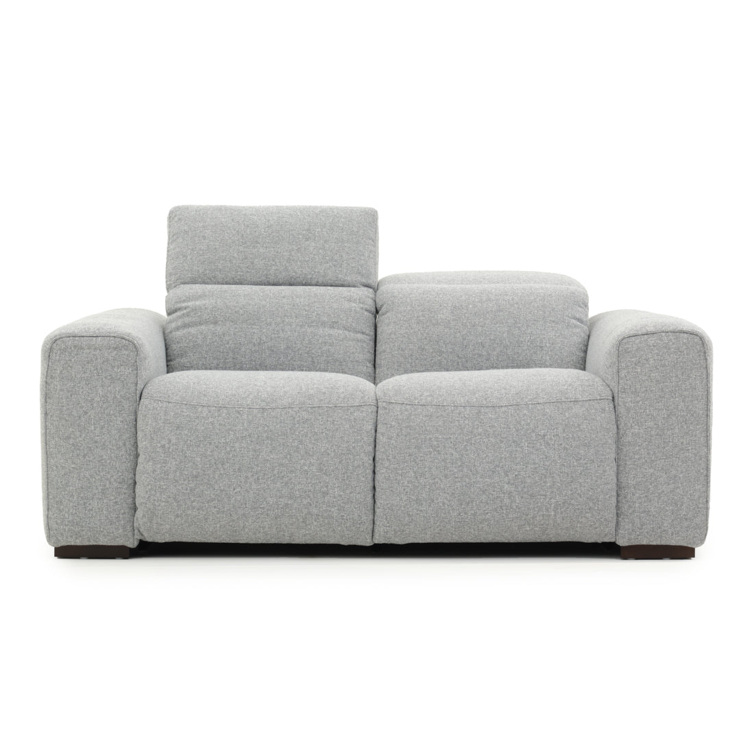 Niguel Fabric Reclining Loveseat Light Grey