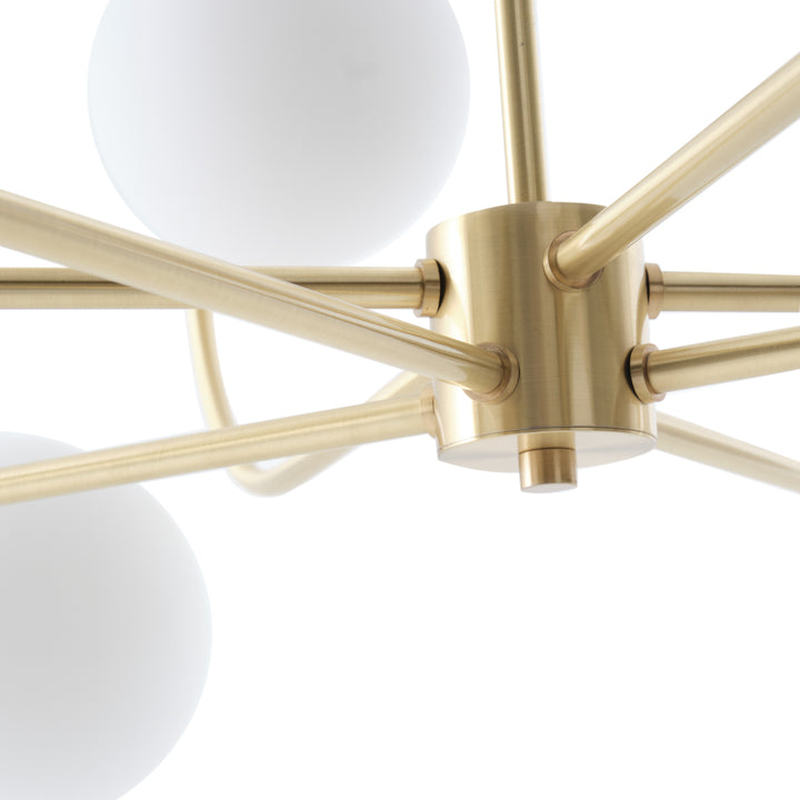 Wover Pendant Lamp Gold