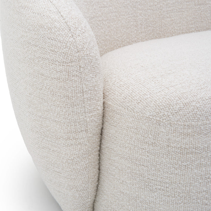 Sorena Fabric Loveseat Off White