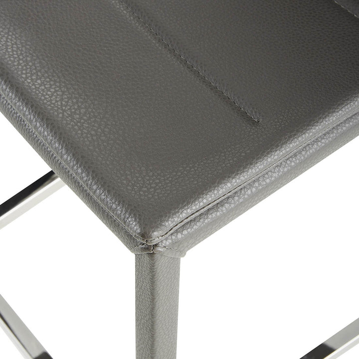 Wave Counter Stool Dark Grey
