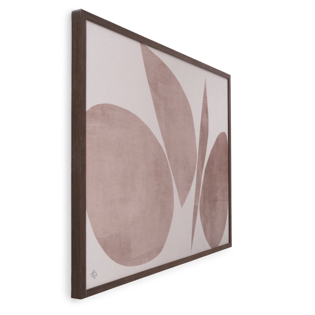 Wellem Painting on Canvas Light Brown