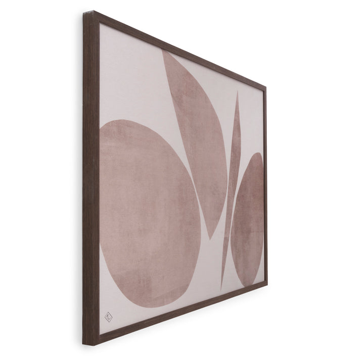 Wellem Painting on Canvas Light Brown