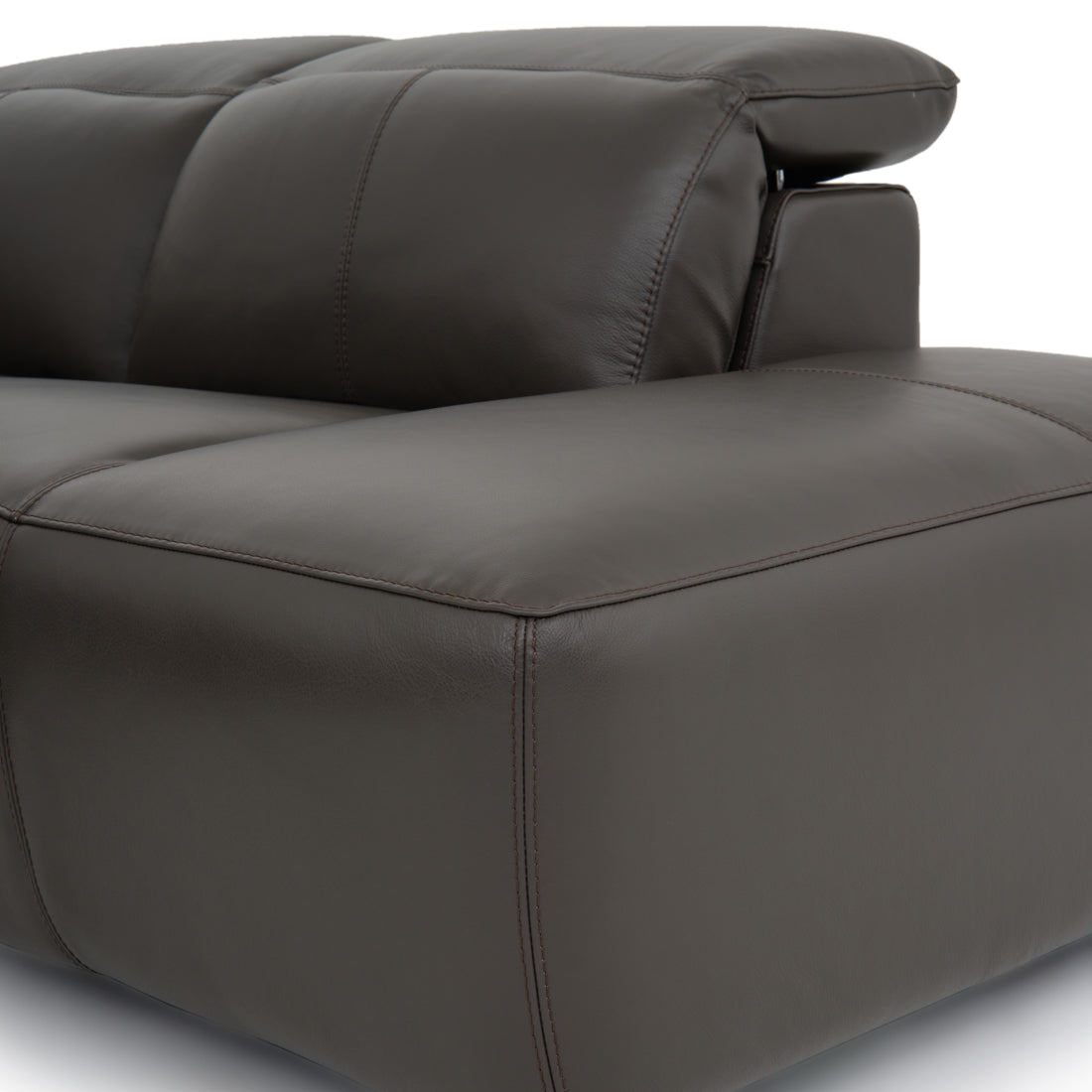 Wilnoir Reclining Sectional Sofa Dark Grey